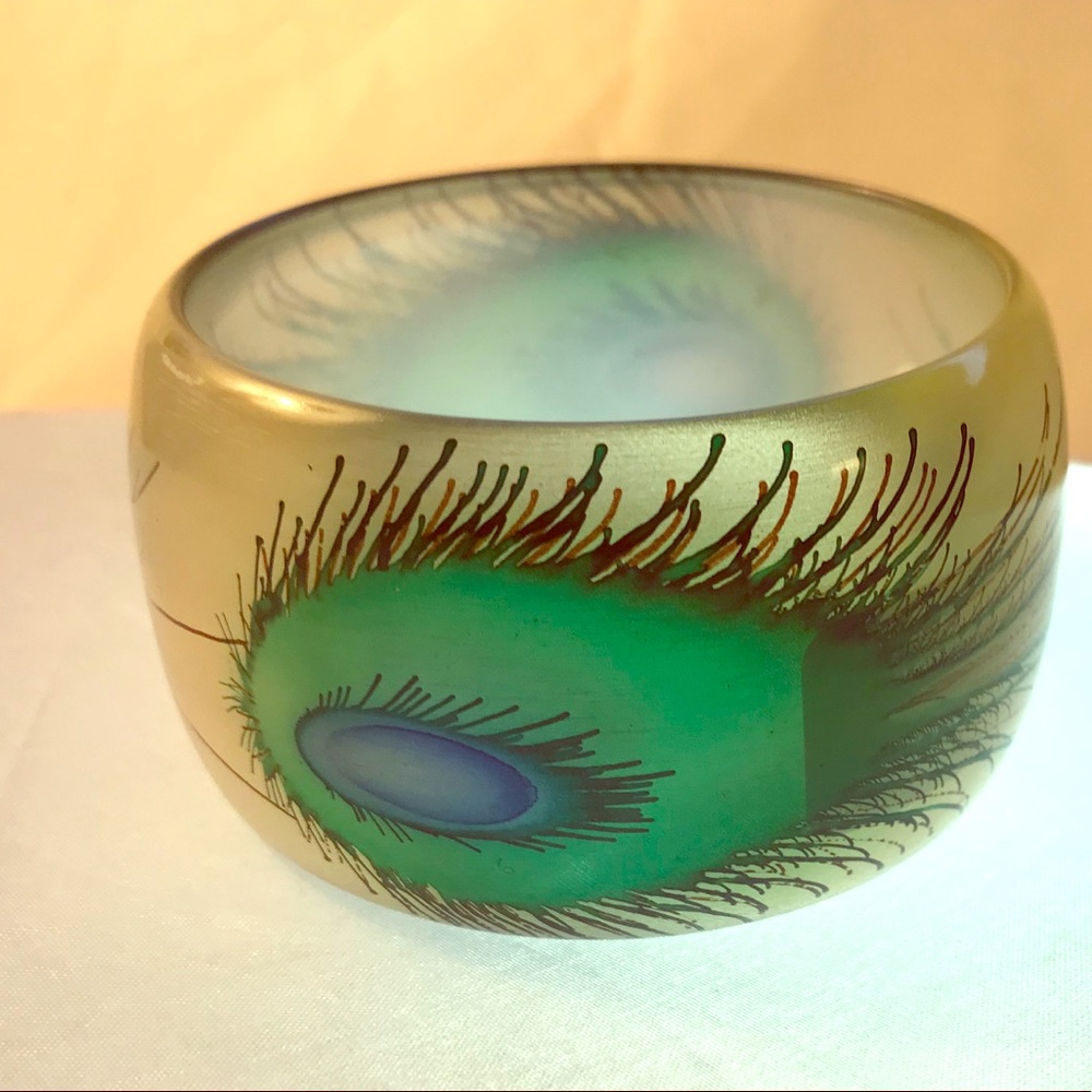 Peacock bracelet